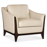 Sophia Leather Chair, Aline Stonewash-Furniture - Chairs-High Fashion Home