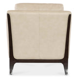 Sophia Leather Chair, Aline Stonewash-Furniture - Chairs-High Fashion Home