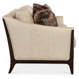 Sophia Leather Sofa, Aline Stonewash-Furniture - Sofas-High Fashion Home