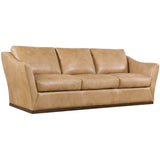 Fairfax Leather Sofa, Dark Blond-Furniture - Sofas-High Fashion Home