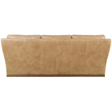 Fairfax Leather Sofa, Dark Blond-Furniture - Sofas-High Fashion Home