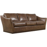 Fairfax Leather Sofa, Hazlenut-Furniture - Sofas-High Fashion Home