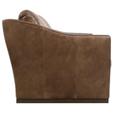 Fairfax Leather Sofa, Hazlenut-Furniture - Sofas-High Fashion Home