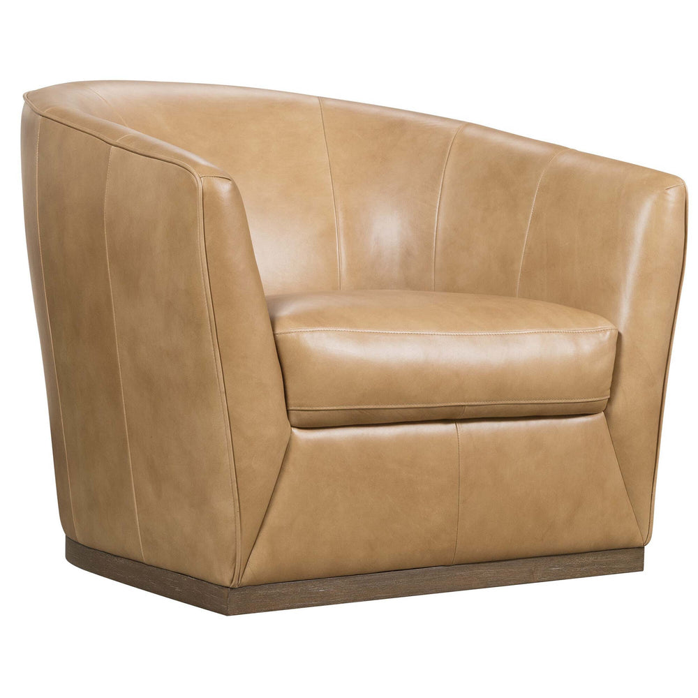 Fairfax Leather Swivel Chair by Hooker