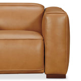 Fresco Leather Power Recliner, Zen Caramel-Furniture - Chairs-High Fashion Home