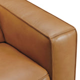 Fresco Leather Power Recliner, Zen Caramel-Furniture - Chairs-High Fashion Home