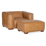 Maria Leather Chair, Zen Caramel-Furniture - Chairs-High Fashion Home