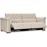 Savion Power Motion Leather Sofa, Aries Beach-Furniture - Sofas-High Fashion Home