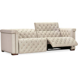 Savion Power Motion Leather Sofa, Aries Beach-Furniture - Sofas-High Fashion Home
