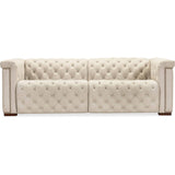 Savion Power Motion Leather Sofa, Aries Beach-Furniture - Sofas-High Fashion Home