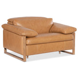 Jericho Leather Power Recliner, Dallas Toffee