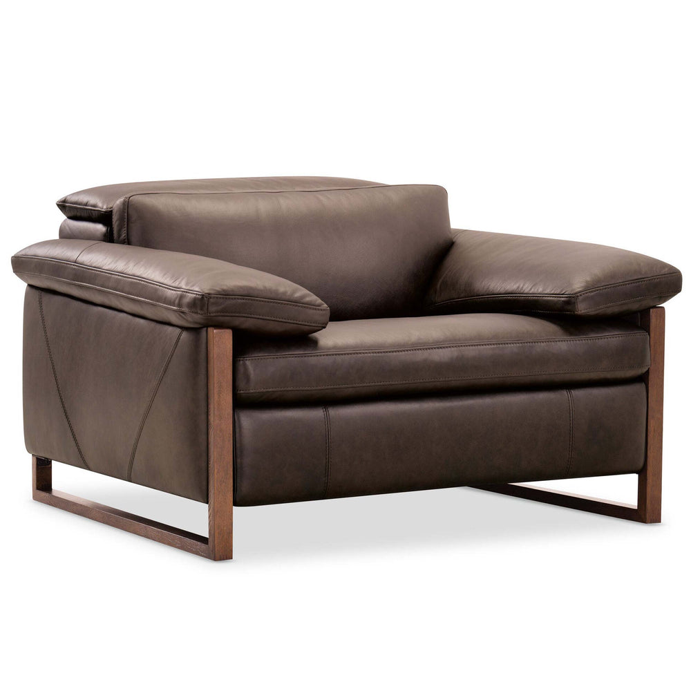 Jericho Leather Power Recliner, Dallas Americano