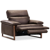 Jericho Leather Power Recliner, Dallas Americano