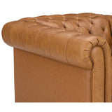 Glover Leather Power Recliner, Dorn Caramel