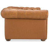 Glover Leather Power Reclining Loveseat, Dorn Caramel