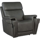 Lyra Zero Gravity Power Leather Recliner, Sahara Dorian Gray-Furniture - Chairs-High Fashion Home