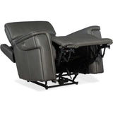 Lyra Zero Gravity Power Leather Recliner, Sahara Dorian Gray-Furniture - Chairs-High Fashion Home