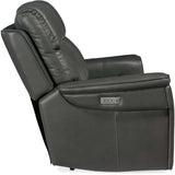 Lyra Zero Gravity Leather Power Loveseat, Sahara Dorian Gray-Furniture - Sofas-High Fashion Home