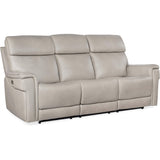 Lyra Zero Gravity Power Leather Sofa, Sahara Ash-Furniture - Storage-High Fashion Home