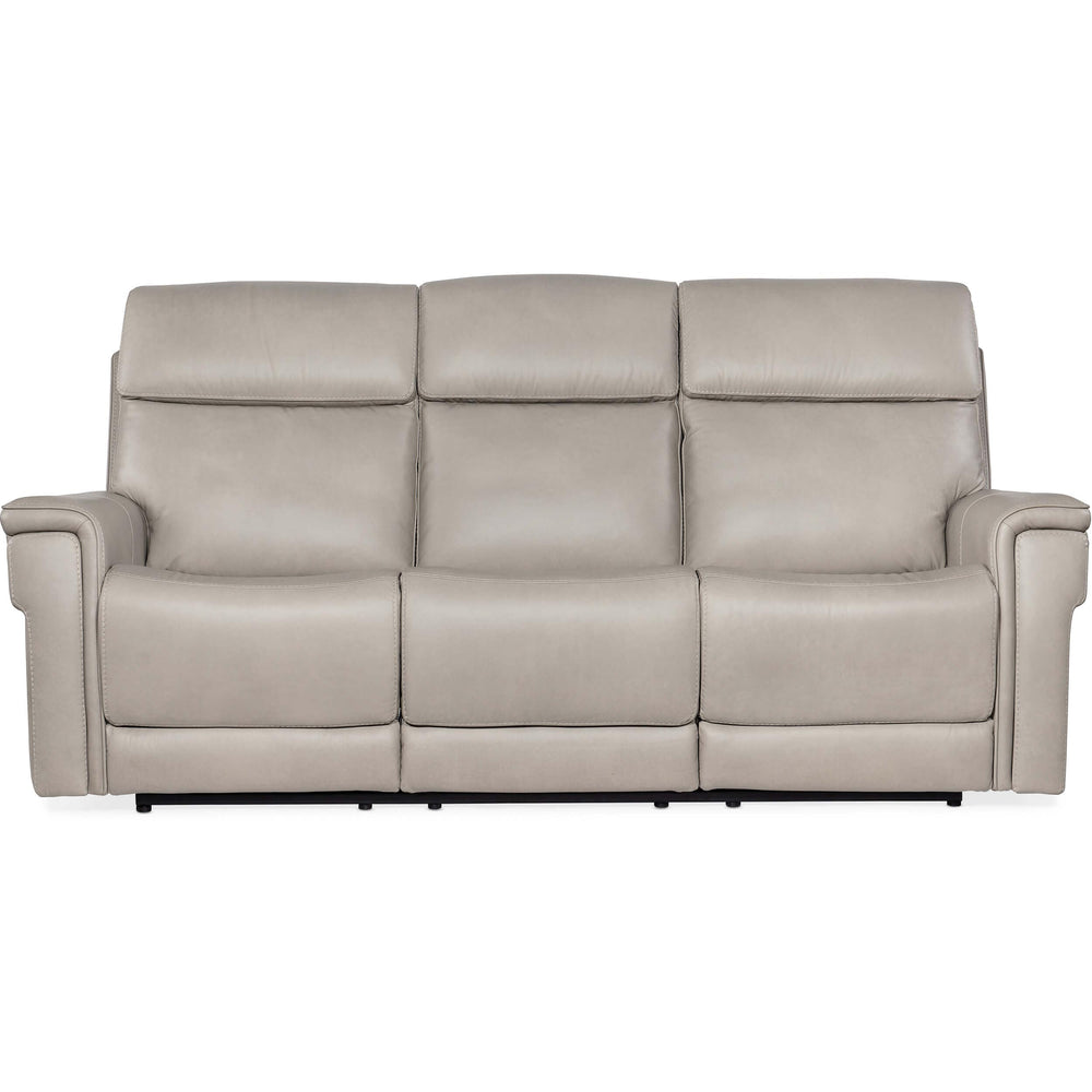 Lyra Zero Gravity Power Leather Sofa, Sahara Ash-Furniture - Storage-High Fashion Home