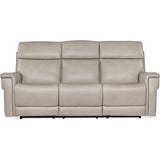 Lyra Zero Gravity Power Leather Sofa, Sahara Ash-Furniture - Storage-High Fashion Home