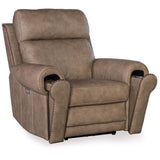 Duncan Leather Power Recliner, Kalahari Camel-Furniture - Chairs-High Fashion Home