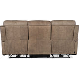 Duncan Leather Power Sofa, Kalahari Camel-Furniture - Sofas-High Fashion Home