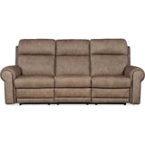 Duncan Leather Power Sofa, Kalahari Camel-Furniture - Sofas-High Fashion Home