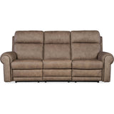 Duncan Leather Power Sofa by Hooker