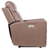 Twain Leather Zero Gravity Power Recliner, Umber-Furniture - Chairs-High Fashion Home