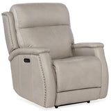 Rhea Leather Zero Gravity Power Recliner, Sahara Ash-Furniture - Chairs-High Fashion Home