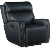 Ruthe Zero Gravity Power Leather Recliner, Salvo Denim-Furniture - Chair-High Fashion Home