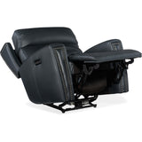 Ruthe Zero Gravity Power Leather Recliner, Salvo Denim-Furniture - Chair-High Fashion Home