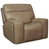 Riverton Leather Power Gliding Recliner, Dante Sandhills