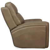 Riverton Leather Power Gliding Recliner, Dante Sandhills