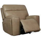 Riverton Leather Power Gliding Recliner, Dante Sandhills
