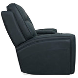 Riverton Leather Power Gliding Console Loveseat, Dante Afterdusk-Furniture - Sofas-High Fashion Home