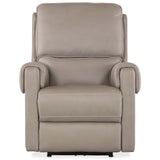 Somers Leather Power Recliner, Somers Dark Taupe-Furniture - Chairs-High Fashion Home