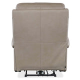 Somers Leather Power Recliner, Somers Dark Taupe-Furniture - Chairs-High Fashion Home