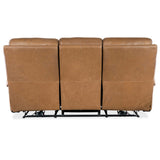 Somers Leather Power Sofa, Denver Coffee-Furniture - Sofas-High Fashion Home