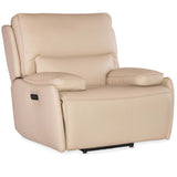 Kramer Leather Zero Gravity Power Recliner, Oslo Ivory-Furniture - Chairs-High Fashion Home