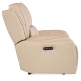 Kramer Leather Zero Gravity Power Recliner, Oslo Ivory-Furniture - Chairs-High Fashion Home
