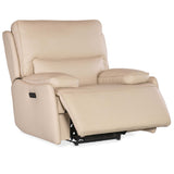 Kramer Leather Zero Gravity Power Recliner, Oslo Ivory-Furniture - Chairs-High Fashion Home