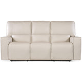 Miles Leather Zero Gravity Power Sofa, Oslo Pebble-Furniture - Sofas-High Fashion Home