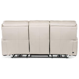 Miles Leather Zero Gravity Power Sofa, Oslo Pebble-Furniture - Sofas-High Fashion Home