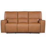 Miles Leather Zero Gravity Power Sofa, Oslo Antelope-Furniture - Sofas-High Fashion Home