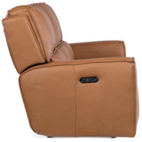 Miles Leather Zero Gravity Power Sofa, Oslo Antelope-Furniture - Sofas-High Fashion Home