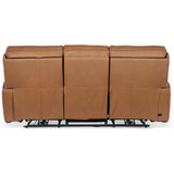 Miles Leather Zero Gravity Power Sofa, Oslo Antelope-Furniture - Sofas-High Fashion Home