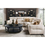 Vann 6 Piece Leather Sectional, Dante Moonshine-Furniture - Sofas-High Fashion Home