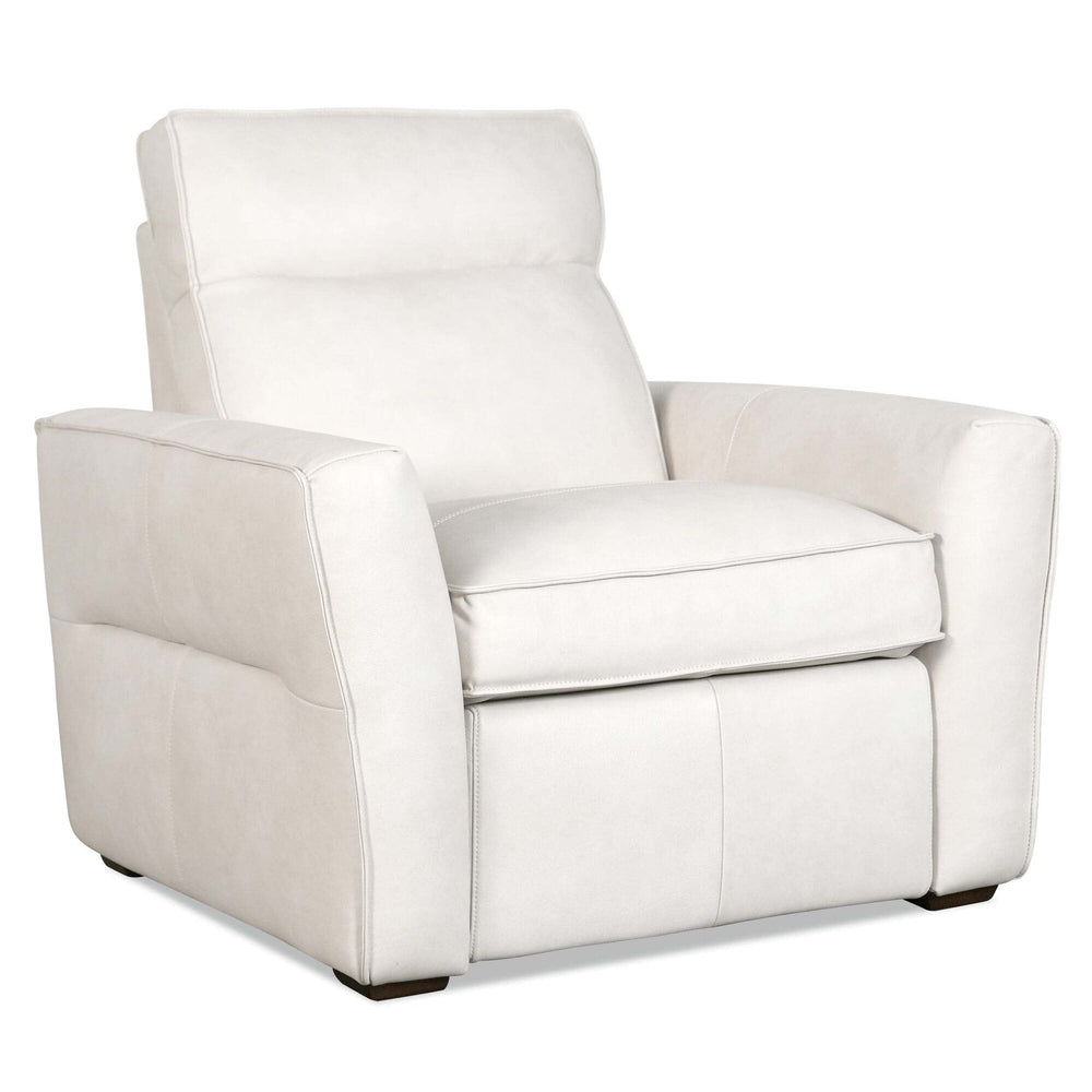 Vann Power Leather Recliner, Dante Moonshine